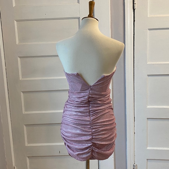 NWT Dressmezee Serena Lurex Corset Mini Dress, Size L - Picture 10 of 17